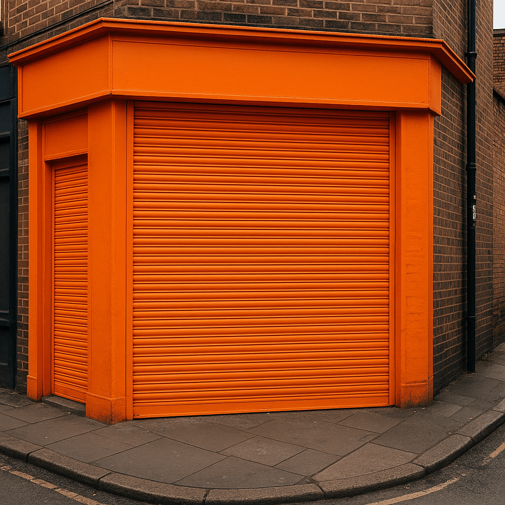 Automatic Roller Shutter Door Installation For Small Shops