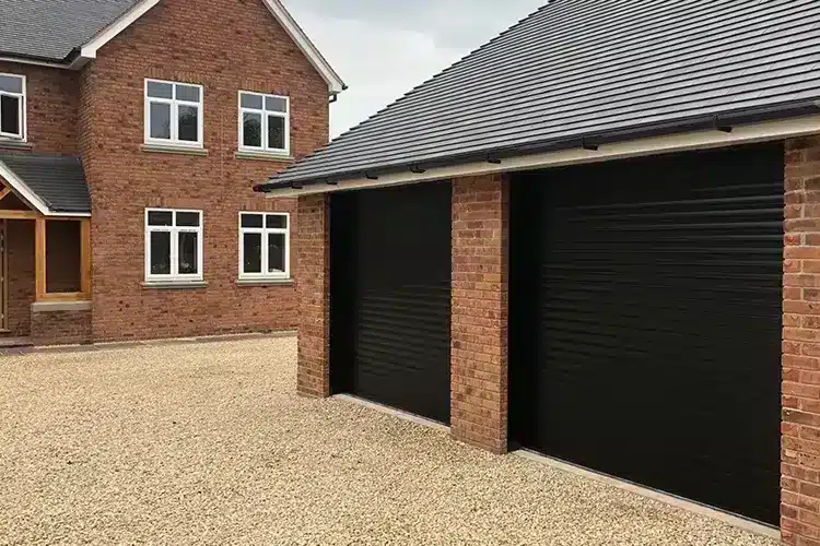 Roller garage door installation
